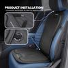Leather Car Seat Booster Cushion Breathable Non-slip Pad For KIA Sportage Rio Ceed Niro Soul Stonic Proceed Sorento