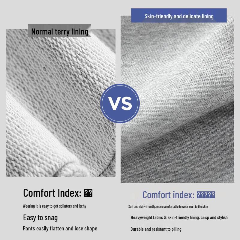 Hodo Men's Heavy Cotton Loose Fit Jogger Pants