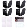 Wall Mount Baseball Softball Glove Rack Holder Shape Maintain Display Holder Acrylic for Baseballs Softballs