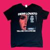Demi Lovato Tell Me You Love Me World Tour 20q8 T-Shirt. Black. Size Medium.