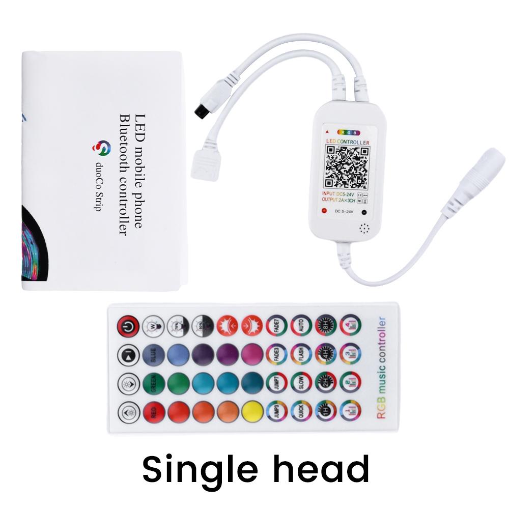 40 Keys LED Strip Dimmer Controller Intelligent App Voice Control Bluetooth Music Colour Dimmer Controller Double Head