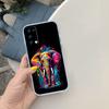 LO4 Animal Elephant Phone Case for LG K22 K30 K40 K40S K41 K42 K50 K50S K51 K51S K52 K61 K62 K71 K92 Q60 Q61 V40 V50 V60