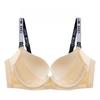 Seamless Lingerie Women's Soft Steel Rims Thin Bra Anti-sagging Full-cup Fashionable Letter Bra Push Up Bra