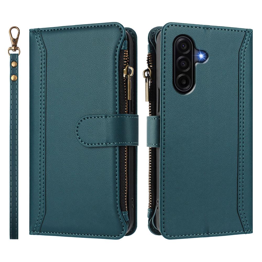 Card Wallet Phone Cover For Samsung Galaxy A31 A40 A41 A42 A50 A51 A70 A71 F14 F42 A04 Leather Case Wrist Strap Crossbody Shell