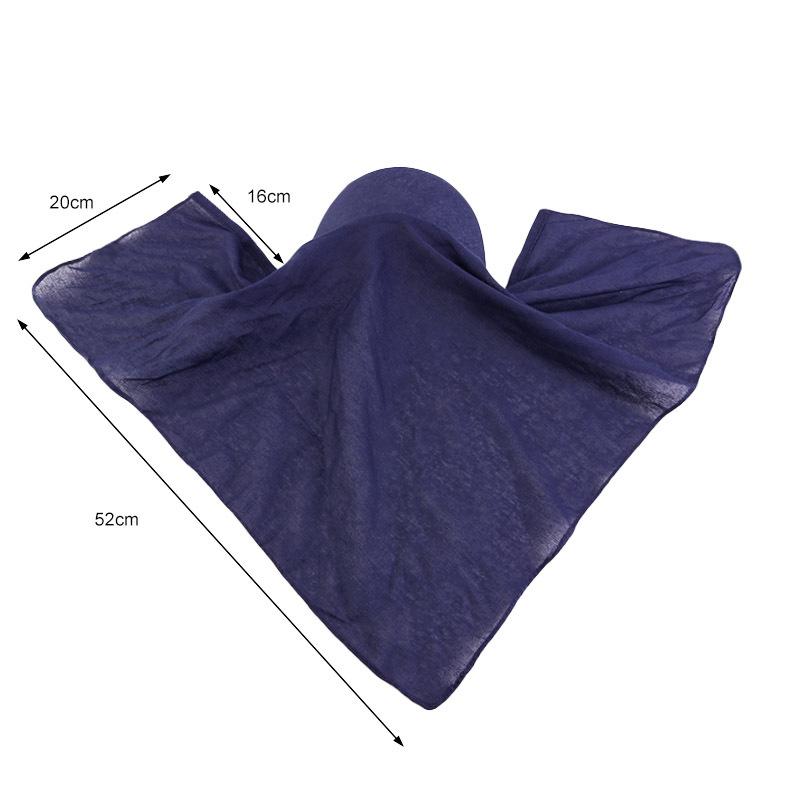 Sport Hat UV Protection Sun hats Square Visor Hat Windproof Women Baseball Cap Outdoor Sports Solid Color Headscarf Beach Hat