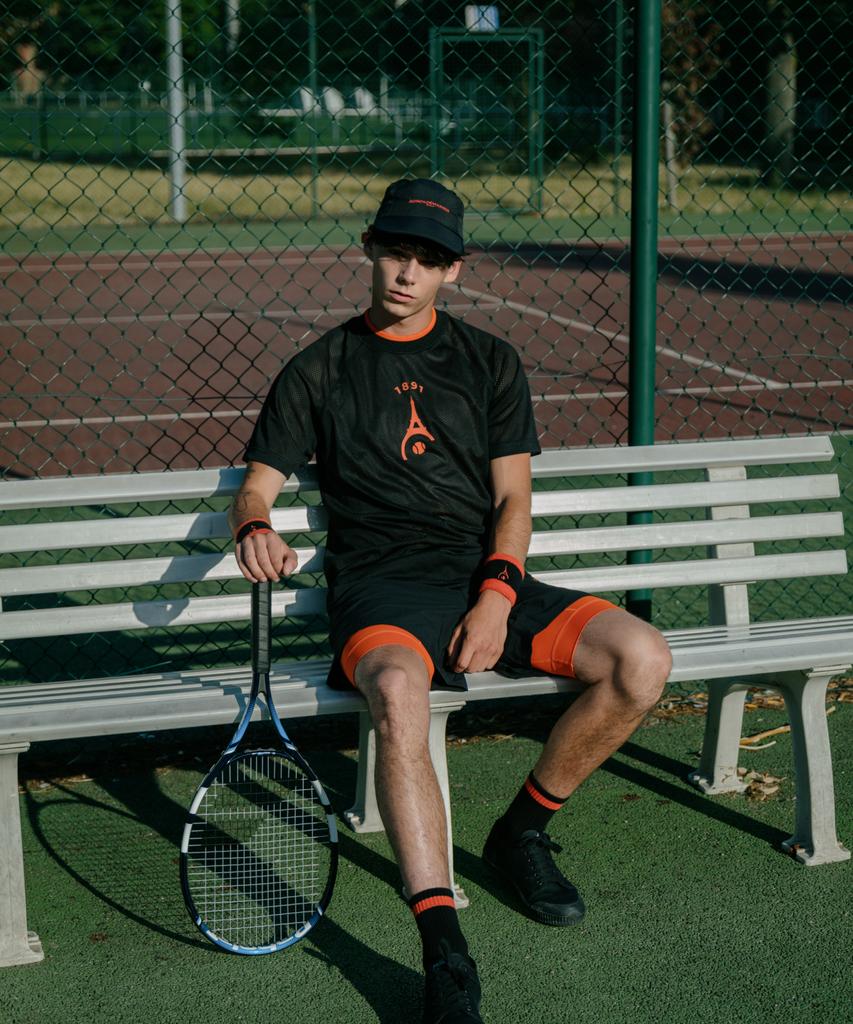 ROND&DÉMARRER [Men'S] Black Functional Sports Shorts
