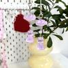 Fashionable Cat and Cloud Phone Lanyard Keychain Hanging Ornament Resin Texture Key Accessory for Various Occasion