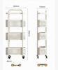 Compact Multi-layer Storage Rack for Kitchen and Bathroom