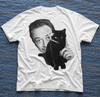 Maglietta Albert Camus, T-shirt Grafica Esistenzialismo, Maglietta Filosofia, Streetwear Letterario Dark Academia