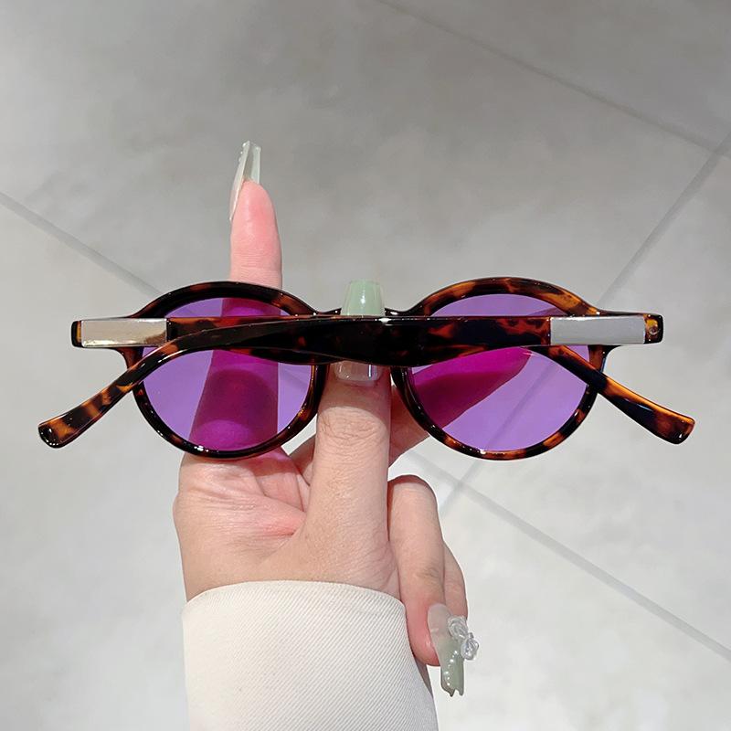 Fashion Vintage Hip Hop Round Sunglasses Women For Men Steampunk Luxury Brand Designer Round  Uv400 Sun Glasses Popular Eyeglass