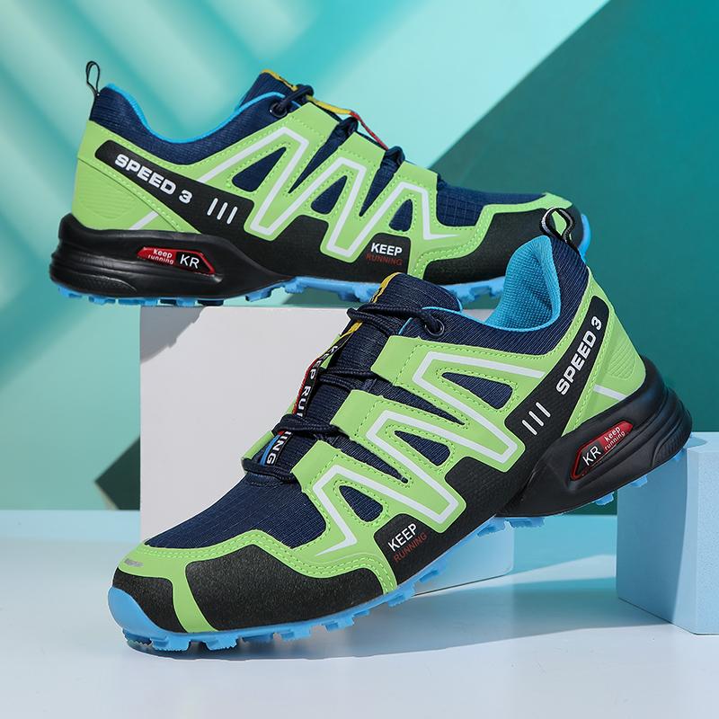 Scarpe da arrampicata da uomo Sneakers da trekking antiscivolo da esterno Scarpe sportive comode alla moda Taglie forti 39-47 46
