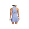 Nike Solid Color Logo Print Tennis Sports Quick-Dry Breathable Sleeveless Dress Women Dresses Blue DD8731-569