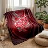 Detroit Red Wings Flanell Fleece Decke Gemütliche Warme Überwurfdecke Für Sofa Bett Reise Ganzjahresgebrauch