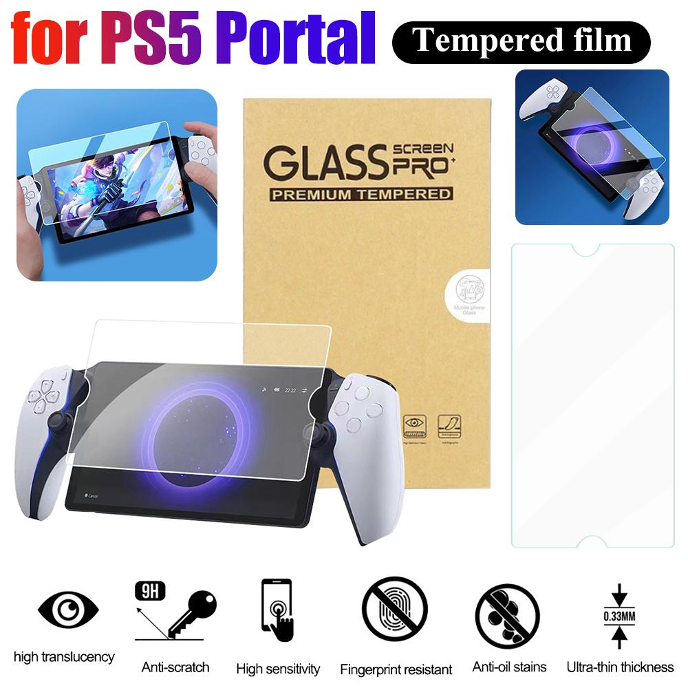 1/2 STÜCK Displayschutzfolie für Sony PlayStation PS5 Portal Handheld Kratzfestes gehärtetes Glas Gaming-Zubehör