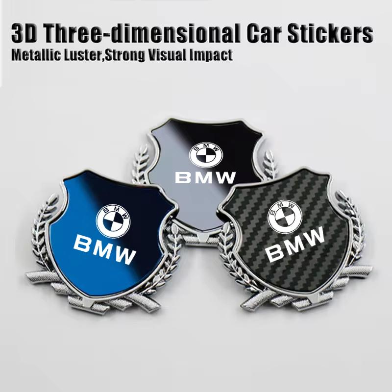 3D Metal Car Trunk Window Side Emblem Badge Decal Sticker For BMW Performance E46 E90 E60 F20 X1 F10 F30 X3 E70 E39 E36 E87 X7