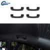 Top Roof Grab Bar Handle Cover Cover Trim Frame for Dodge Charger Carbon Fiber