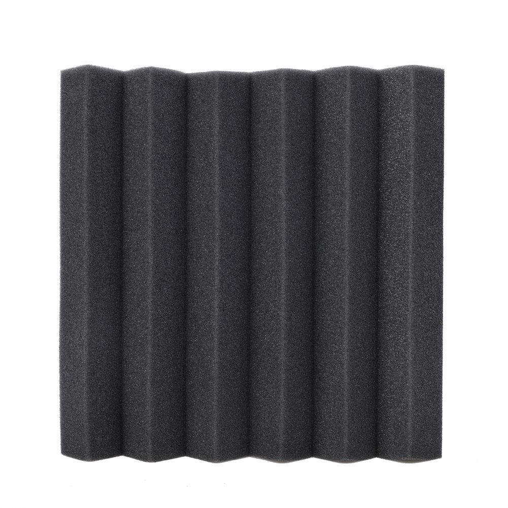 Acoustic Panel Studio Foam Wedge DIY Installation Sound Absorption Wall Panels Black