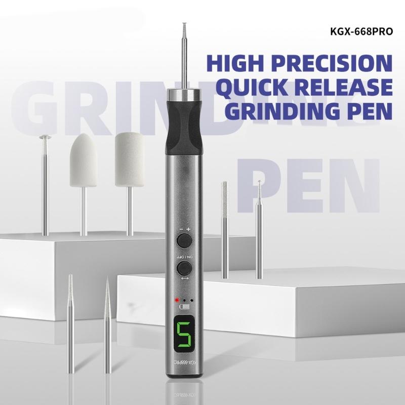 Engraving Pen Mini Grinder Machine Mini Wireless Drill Rotating Tool Variable Speed For Electronics Maintenance