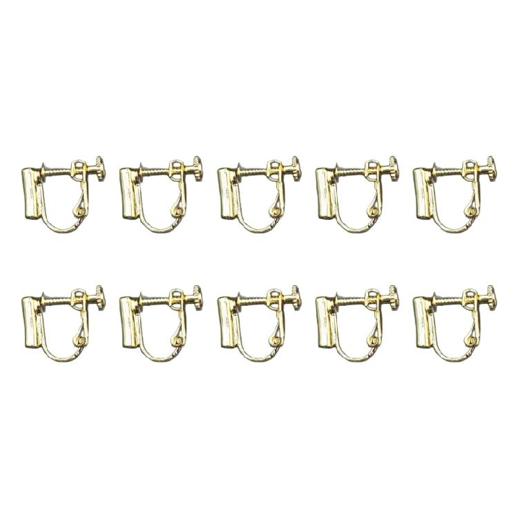 Interchangeable U Shaped Screw Ear Clip Adapter for Multiple Styles Earrings and Craft Projects