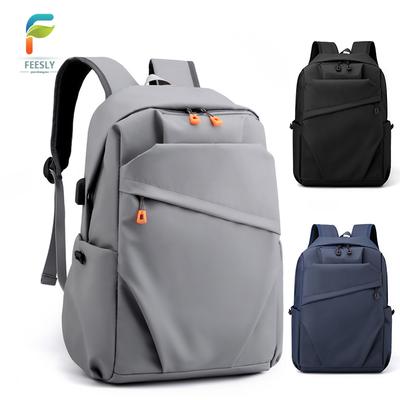 Stilvoller und einfacher Rucksack - leicht, großes Fassungsvermögen mit Laptopfach, geeignet für Schule, Reisen und Arbeit