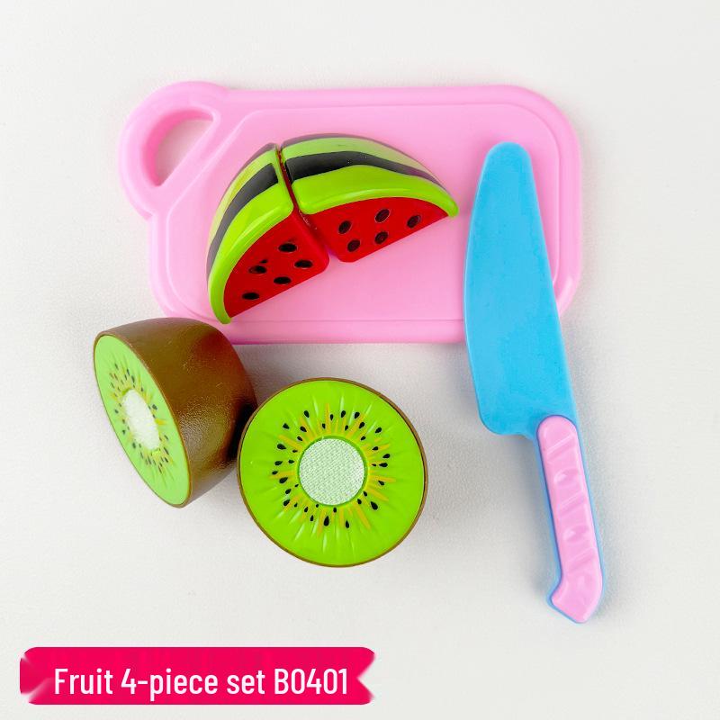 Children's Pretend Play Kitchen Set: Fruit & Veggie Cutting Toy