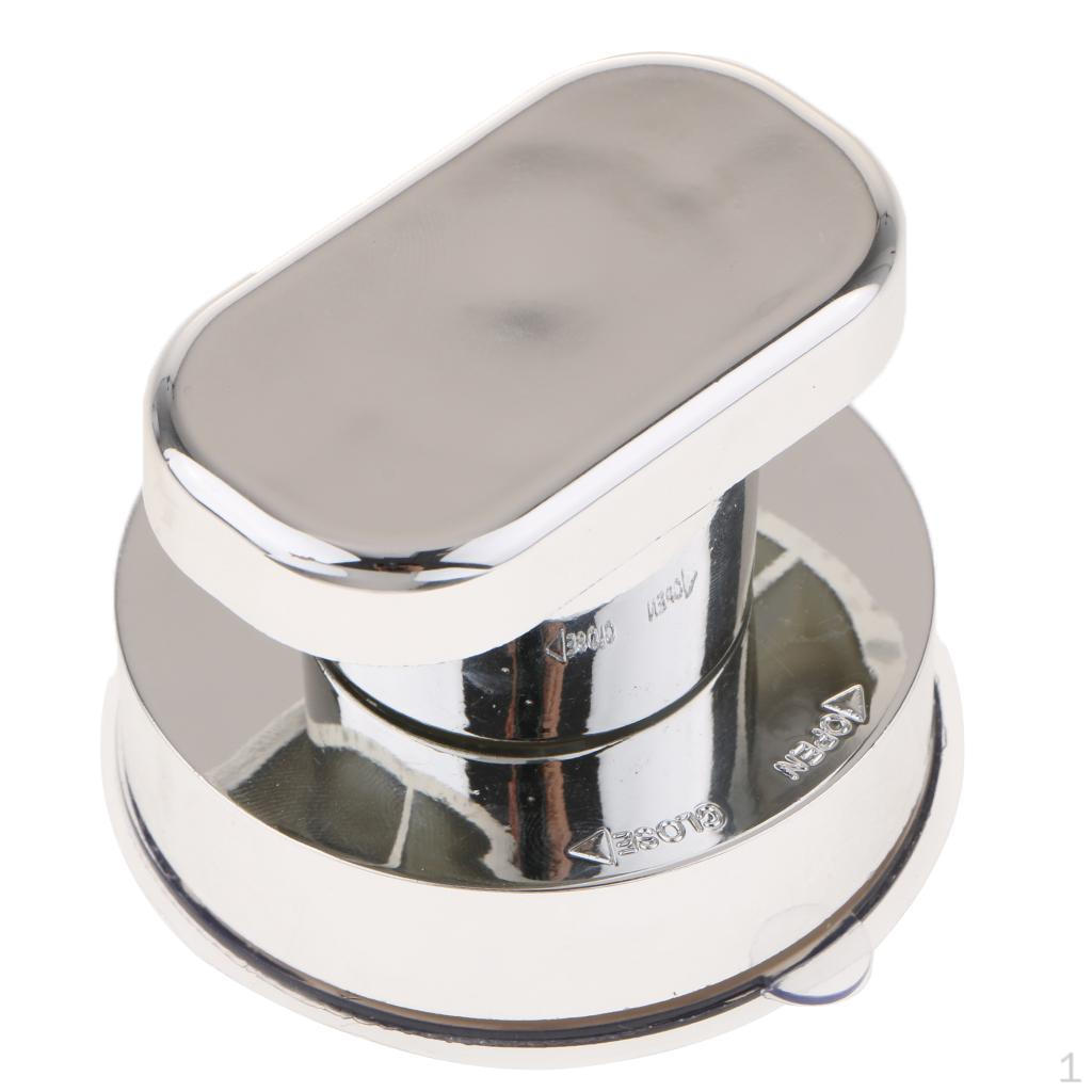 

Ручка для шкафа с присоской, ручка для стеклянной двери, декоративная серебристая Silver S