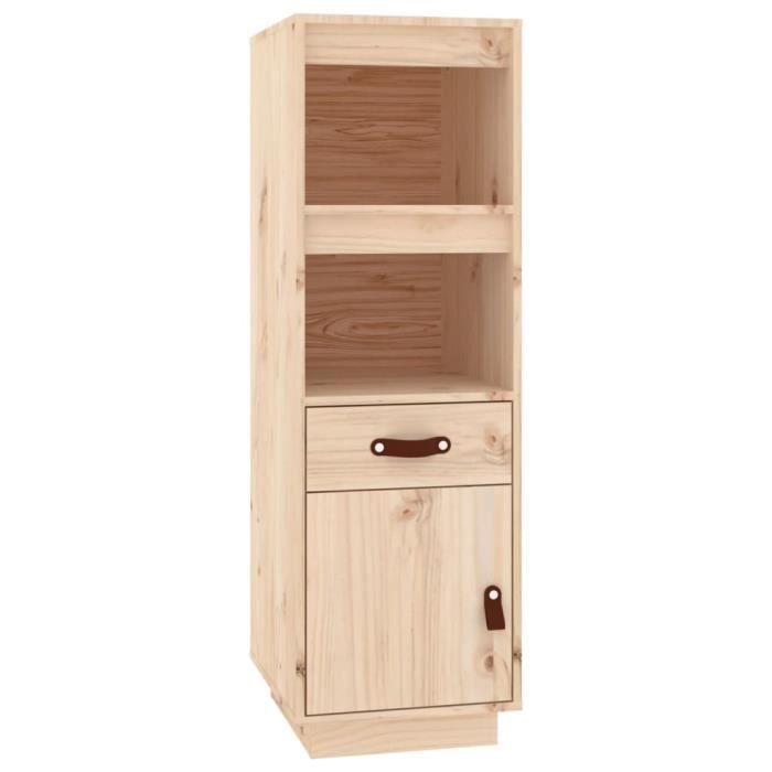 820152 vidaXL Highboard 34x40x108,5 Cm Solid Pine Wood