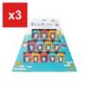 Mt. Fuji-Shaped Eraser12-Piece Set Good-Luck CharmMt. Fuji Ver