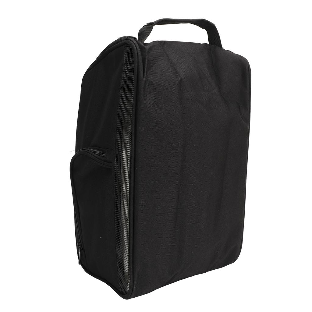 Shoe Storage Bag Nylon Large Capacity Portable Travel Shoe Bags for Traveling Outdoor Camping Hiking Black