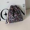 Cute Corduroy Small Lipstick Cosmetic Case Drawstring Storage Bag Women Jewelry Tote Packaging Pouch Bags Organizer bags