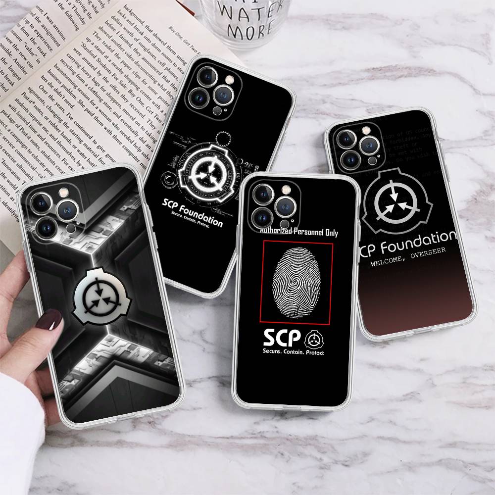 Popular Sci-Fi Foundation Scp F-Foundation For IPhone 17 16 15 14 13 12 11 Pro Max Plus Mini Funda For Transparent Cover