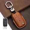 Suitable for Volkswagen Exploration Song Tuon Tuyue CC Bora 7 Golf 6 Leather Car Key Case Case Buckle Lingdu