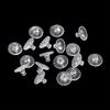100pcs/lot Earrings Rubber Earring Back Silicone Round Ear Plug Blocked Caps Earrings Back Stoppers Supplies for Jewelry DIY Ear
