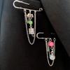 Broche Épingle Chaîne Mode Épingle Corsage Matériau Alliage Épingles de revers Accessoires Bijoux Vêtements pour Décorations de Tissu