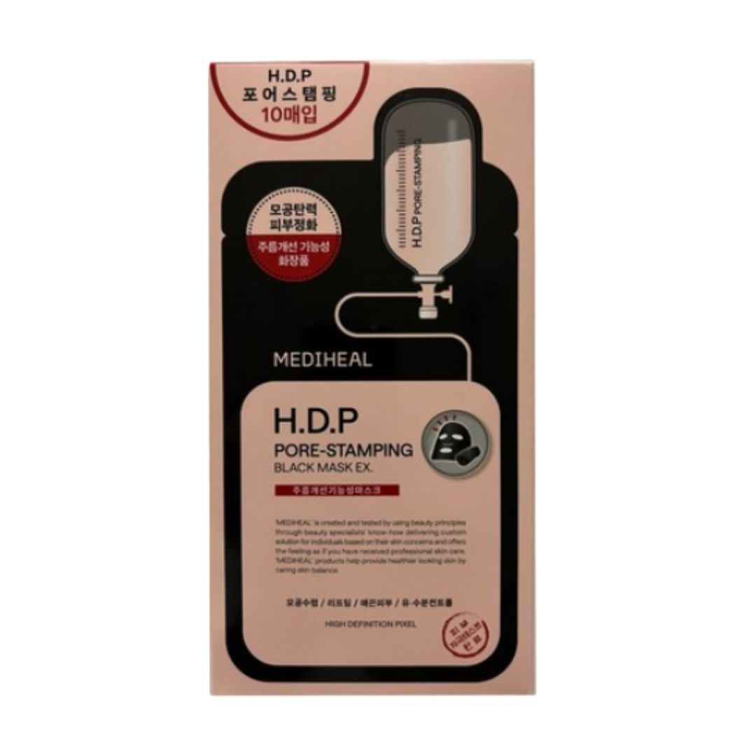 

MEDIHEAL HDP Pore Stamping Black Mask EX 25ml x 10pcs