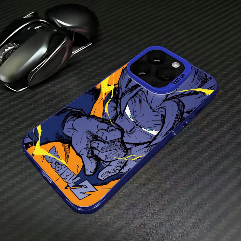Japanese Manga Hero Pattern Phone Case For IPhone 17 16e 16 15 14 13 12 11 Mini Pro Max X XR XSMAX 8 7 Air Plus Matte Back Cover