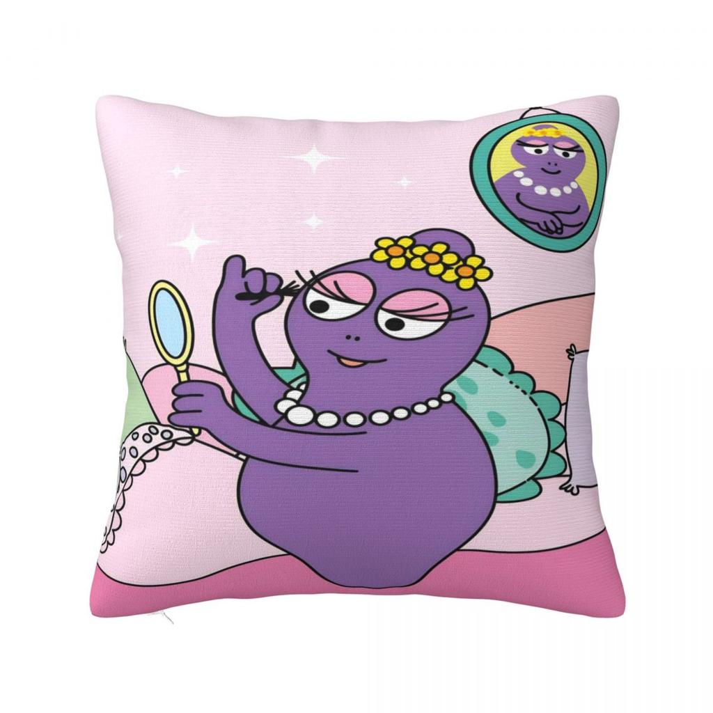 Cute Cartoon B-B-Barbapapas Pillow Case Morden Pillow Cover Soft Custom Cushion Cover Pillowcases For Sofa Home Decoration