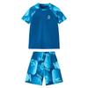 ASK JUNIOR Boys' Short-Sleeve Two-Piece Swimsuit