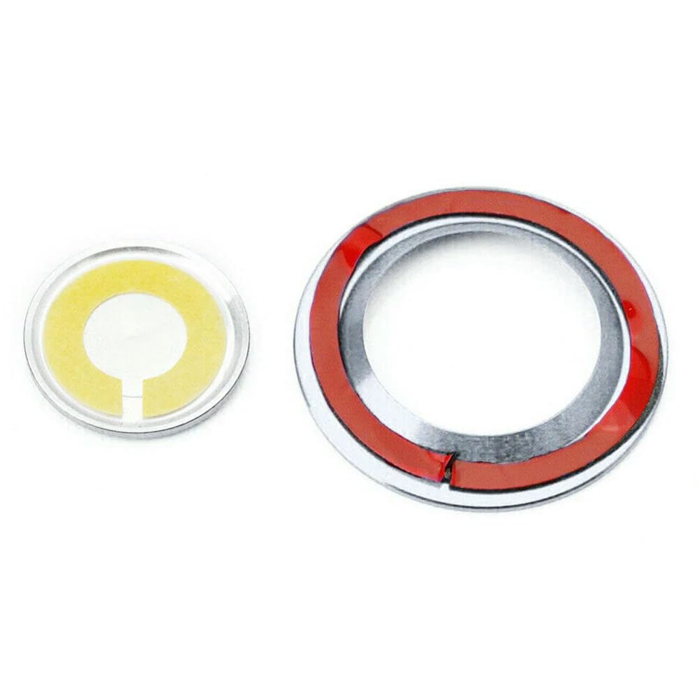 IPUDIS Car Start Stop Engine Ignition Push Button Ring Cover