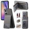 For Xiaomi Redmi Turbo 4 Pro 5G Case Cloth Texture Leather+PC+TPU RFID Blocking Phone Cover with Card Holder
