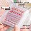 Nail Art Sticker Album: Frosted Cover Minimalist Portable Organizer