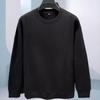 Men's Patchwork Cotton Hoodie - Spring/Autumn Long Sleeve Round Neck Trendy Fashion Top