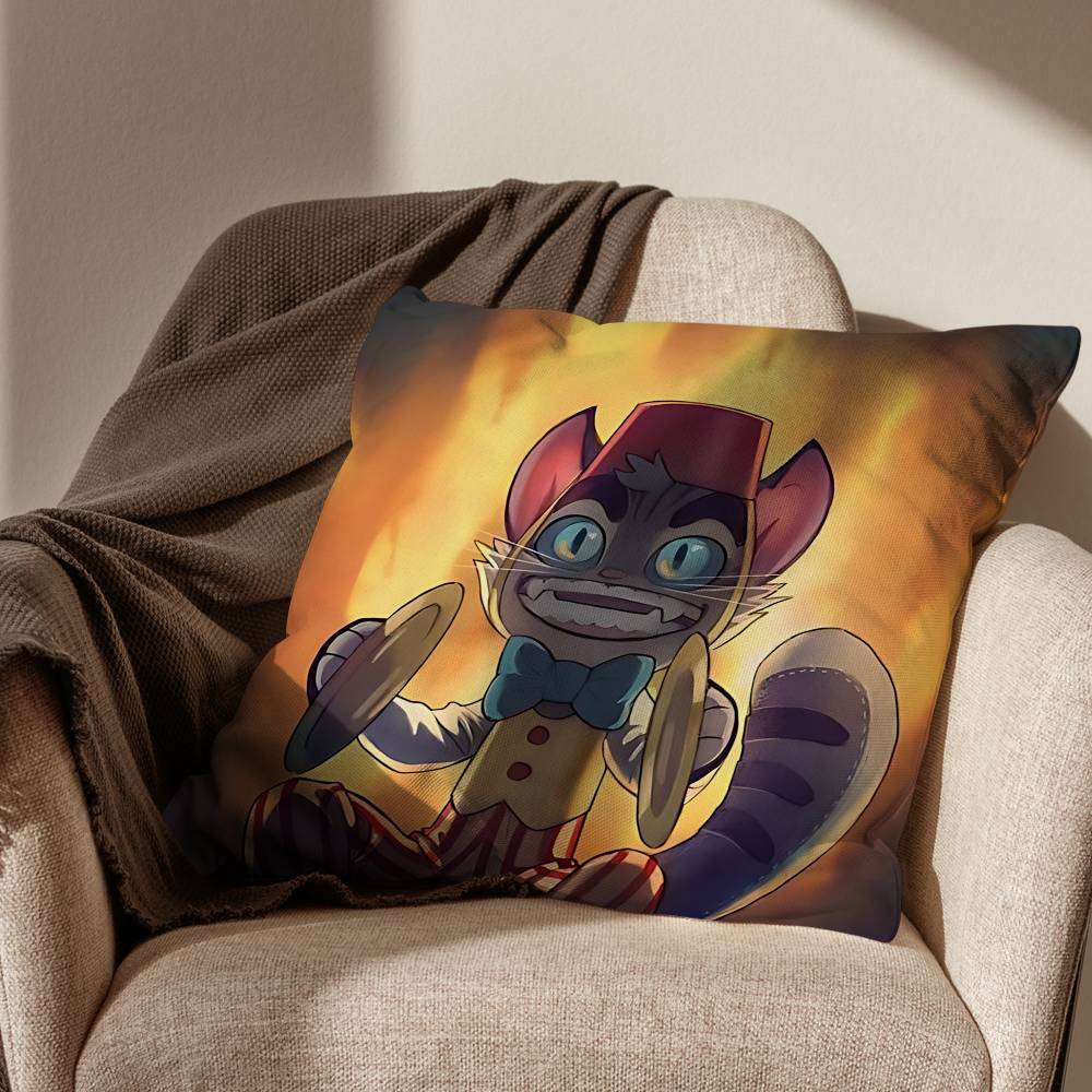 

cute Lackadaisy Rocky Pillow Case Sofa Living Room Bedroom Headboard Backrest Cushion Square Cushion Nap Time 30x30cm