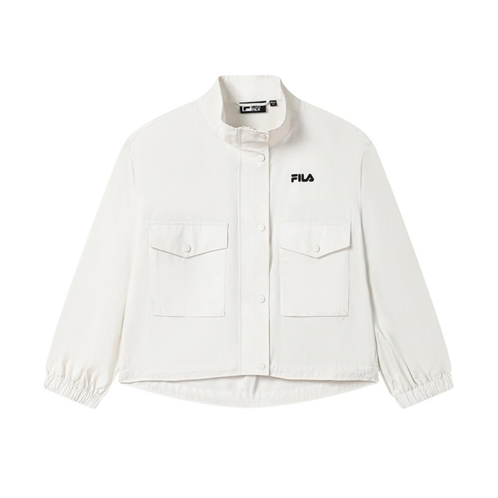 New FILA HERITAGE Jacket Women's Cloud White F11W538702FWT