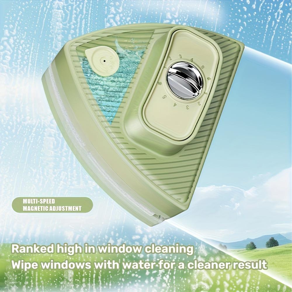 1 Upgraded Magnetic Double-Sided Window Cleaner Made of ABS Material, Reusable And Adjustable,Suitable for Glass Thickness of 3-30Mm