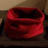 Men's 100% Pure Cashmere Knitted Neck Warmer - Autumn/Winter Style with Rolled Edge for Added Warmth and Comfort