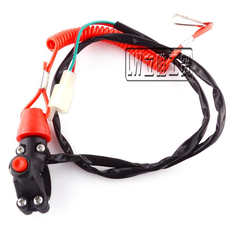 Spring Flameout Switch for ATV Beach Buggy - 49cc Mini Sport Bike Kill Switch