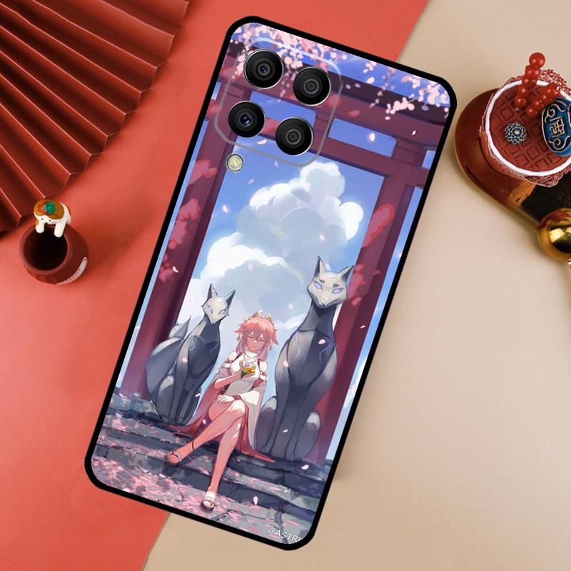 Yae Miko Genshin Impact For Samsung Galaxy M32 M16 M06 M12 M55 M15 M35 M14 M34 M54 M11 M21 M31 M13 M33 M53 M52 Case