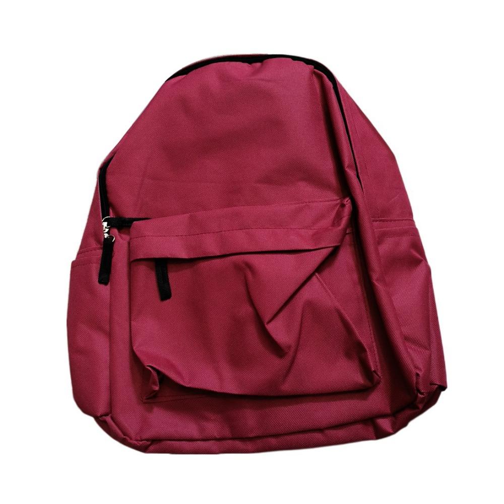 

Large Capacity Student Backpack Casual Travel Bag Fashion School Bag Daily Use червоний