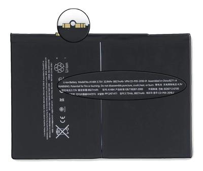 Batteria Per Ipad 6 A1893 A1954 Apple 8827Mah Chip Originale Ti